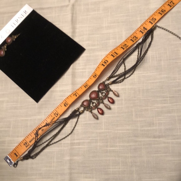 VINTAGE BIJOUX TERNER NECKLACE & EARRINGS NICKEL LEAD & CADMIUM FREE - #541 - Picture 14 of 15